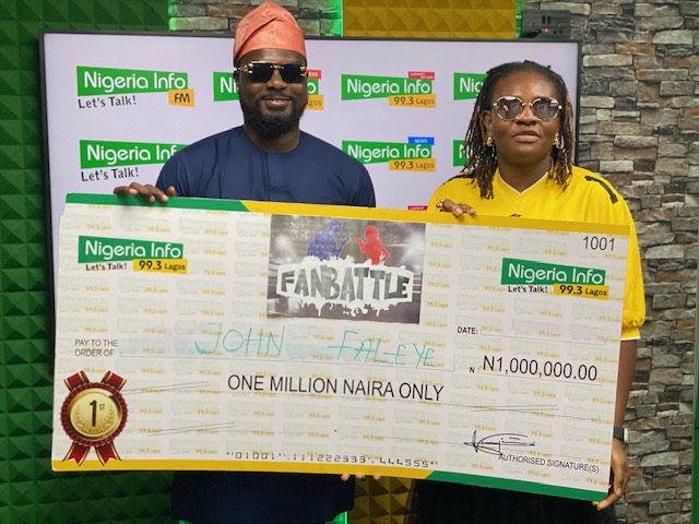 John Faleye and Queen Lizzy of Sport Salon